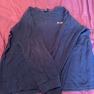 Tommy Hilfiger Men's Black Long Sleeve Shirt